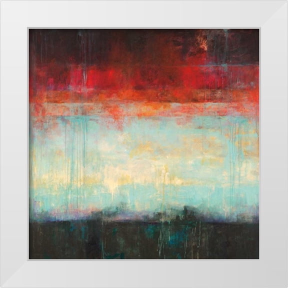 Pasion, Wani 12x12 White Modern Wood Framed Museum Art Print Titled - Dawn