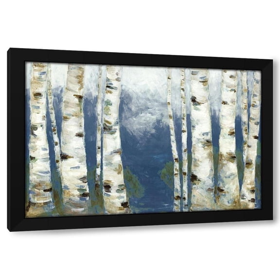 Wani Pasion 14x11 Black Modern Wood Framed Wall Art Titled - Taken By The Wind