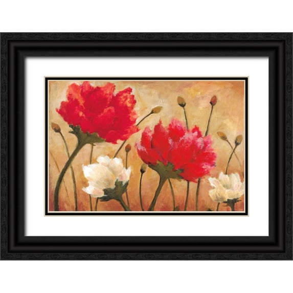 Pasion, Wani 14x11 Black Ornate Wood Framed with Double Matting Museum Art Print Titled - Dance
