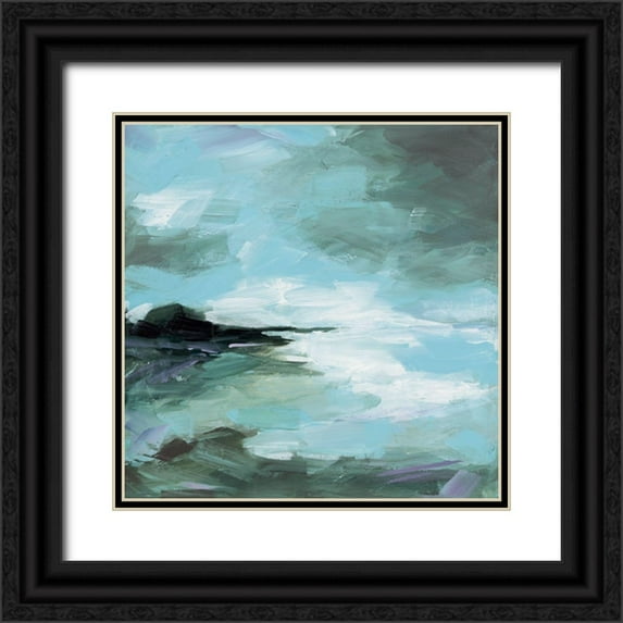 Pasion, Wani 15x15 Black Ornate Wood Framed with Double Matting Museum Art Print Titled - A Better Place