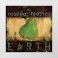 thumbnail image 1 of Pasion, Wani 26x26 White Modern Wood Framed Museum Art Print Titled - Respect Mother Earth, 1 of 4