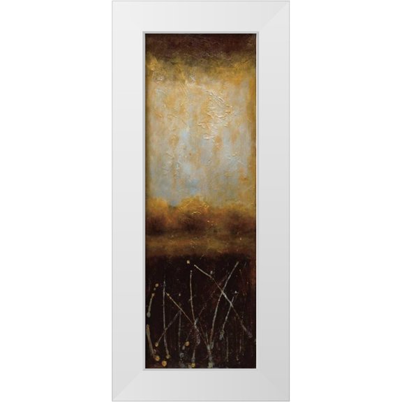 Pasion, Wani 7x14 White Modern Wood Framed Museum Art Print Titled - Crystal Lake II
