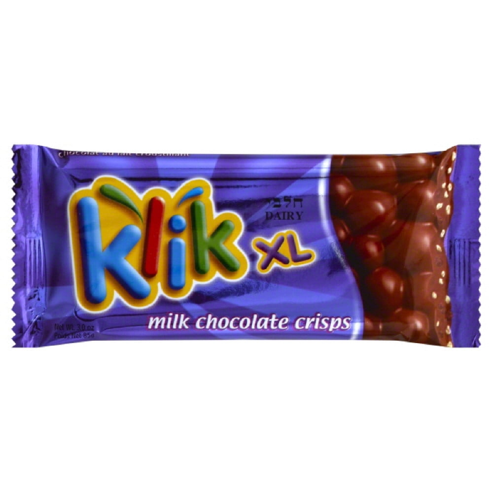 Paskesz Candy Klik XL Milk Chocolate Crisps, 3 oz