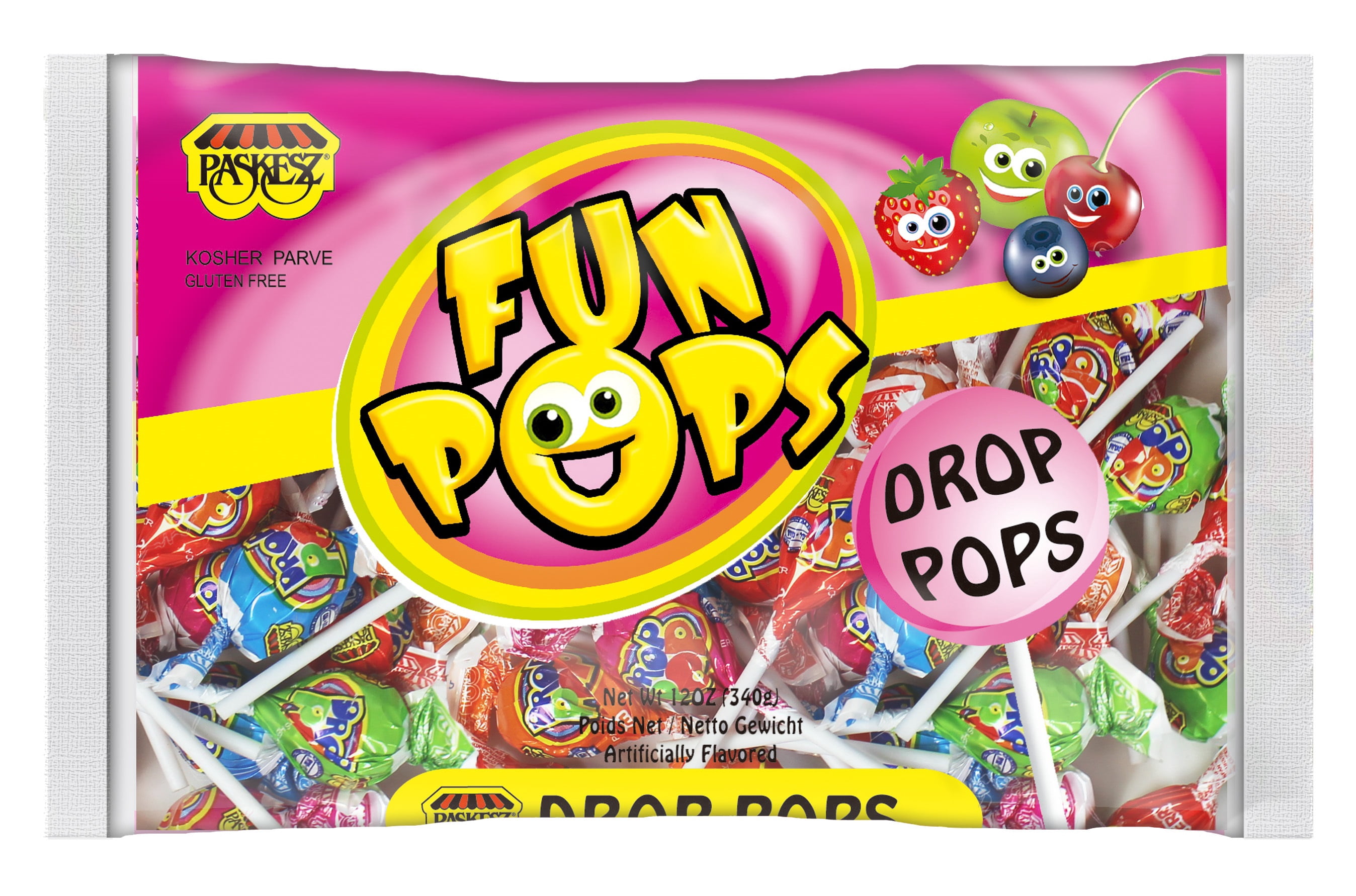 Fun Pops Pack Paskesz Fun Pops Drop Pops Family Pack - Walmart.com