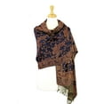 thumbnail image 1 of Paskmlna® Reversible Paisley Pashmina Shawl Wrap Elegant Colors #23, 1 of 5