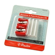 Pasler  Pencils Sharpener & Point Protectors Set Ideal for Charcoal,Pastel,Graphite,Eyebrow Pencil and All Soft core Artist Pencils.