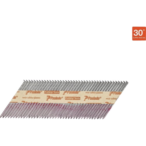 Paslode 30 Degree Paper Tape Brite RounDrive Framing Nails - Pack of 4