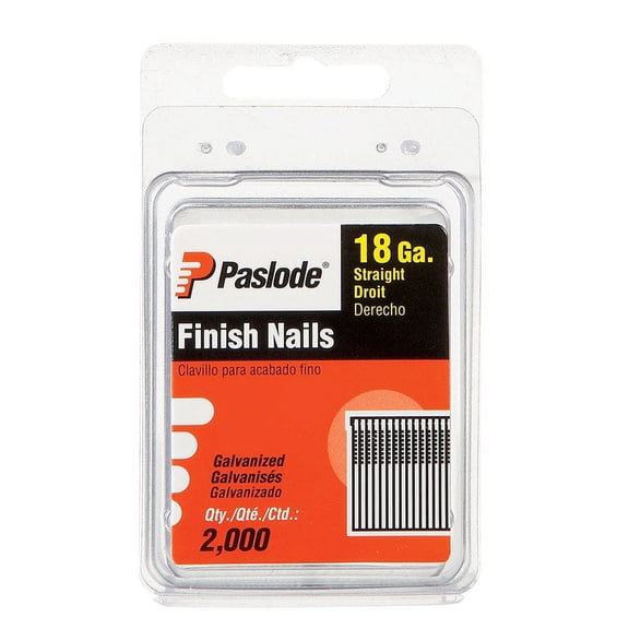 Paslode 650212 Galvanized Brad Nail, 1", 18 Gauge