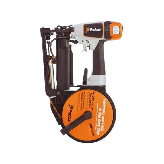 Paslode Cap Stapler CS150 - Adjustable Manual Staple Gun - Multicolor, Clear