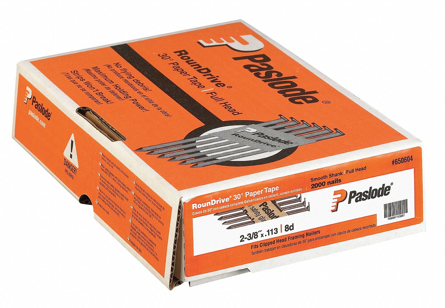 Paslode Framing Nail, 23/8 In,PK2000 650604