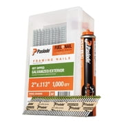 Paslode, Framing Nails and Fuel Pack, 650564, 2 inch x .113 Gauge, Ring Hot Dipped Galvanized, 1 Fuel Cell and 1,000 Nails