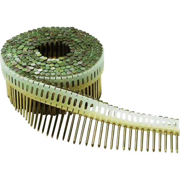 Paslode Plastic Strip Electro Galvanized Smooth Shank Coil Siding Nails - Pack of 12 Construction & DIY Use, Standard Hardware Spec
