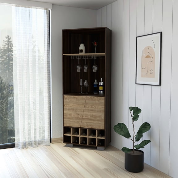 Paso Dark 10 3-shelf Corner Bar Cabinet With Citrus Squeezers Oak And Pine 3 Shelves Drawers