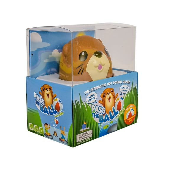 Pass The Ball with Olie Fun Interactive Preschool and Children Game - Educational Otter Music hot Potato Game by Blue Orange Games - 2 to 10 Players for Ages 4+