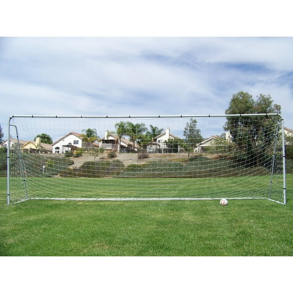 Pass Heavy Duty 21' x 7' Youth Soccer Goal with Premium Net and Easy Setup