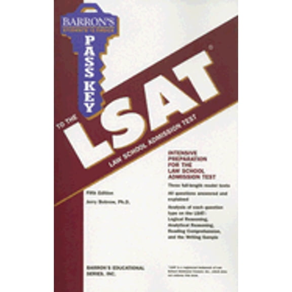 Pre-Owned Pass Key to the LSAT (BARRON'S PASS KEY TO THE LSAT) (Paperback) 0764124145 9780764124143