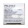 thumbnail image 1 of Pass & Seymour 15A 125V L5-15R Turnlok Series Twist-Locking Socket PSL515C, 1 of 5