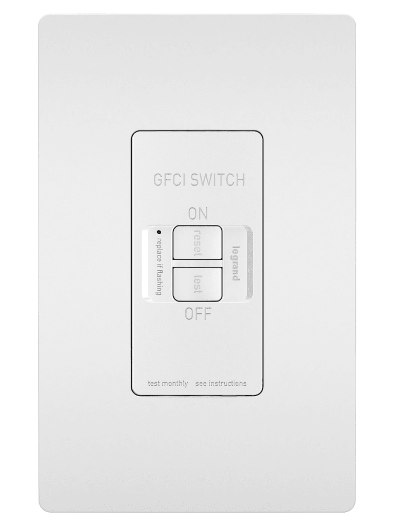 Pass & Seymour 2087W Dead Front Self-Test GFCI Receptacle 125 VAC 20 Amp