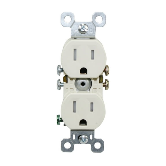 Pass & Seymour 3232Tr-La 15A 125V Tamper Resistant Receptacle, Light Almond (Box Of 10)
