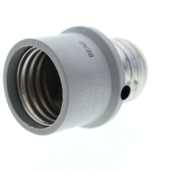 Pass & Seymour Gray Dawn/Dusk Dimmer Lamp Socket Light Sensor 150W 120V 941-904