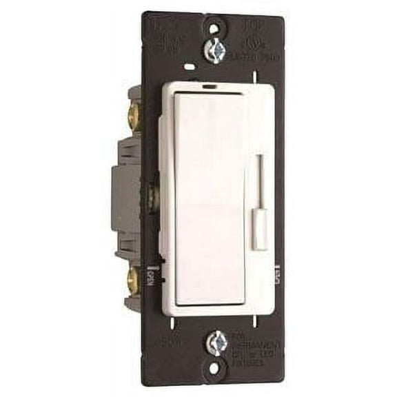 RHCL453PTC hcl453ptc (old#) 700w inc/450w cfl/led cfl led single pole and 3 way preset dimmer ivory light almond white plate not inclluded qty 1