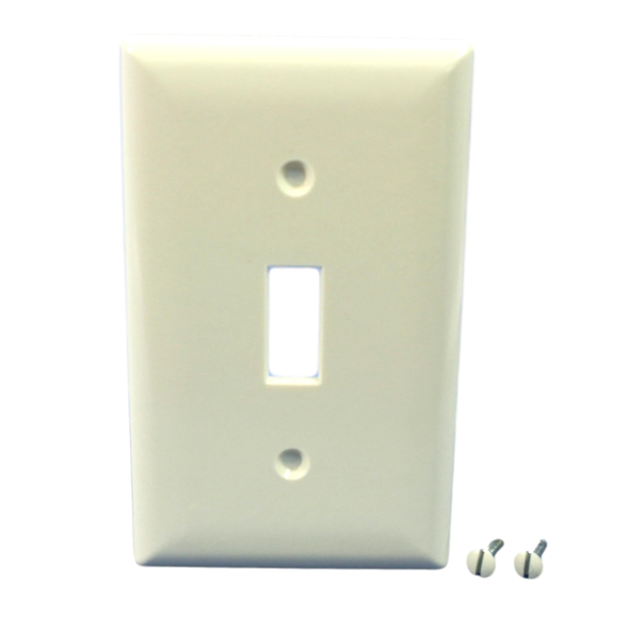 Pass & Seymour Lt Almond 1-Gang Toggle Switch Cover Wallplate ...