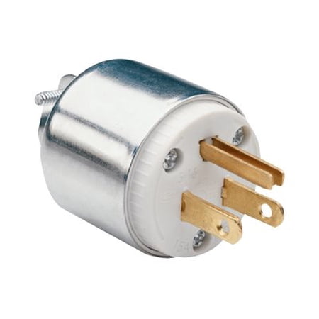 PASS ARMORED PLUG WHITE 3W 15A