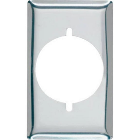 Pass & Seymour S384CCC10 2.15 in. Chrome Metal Wall Plate, 1 Gang