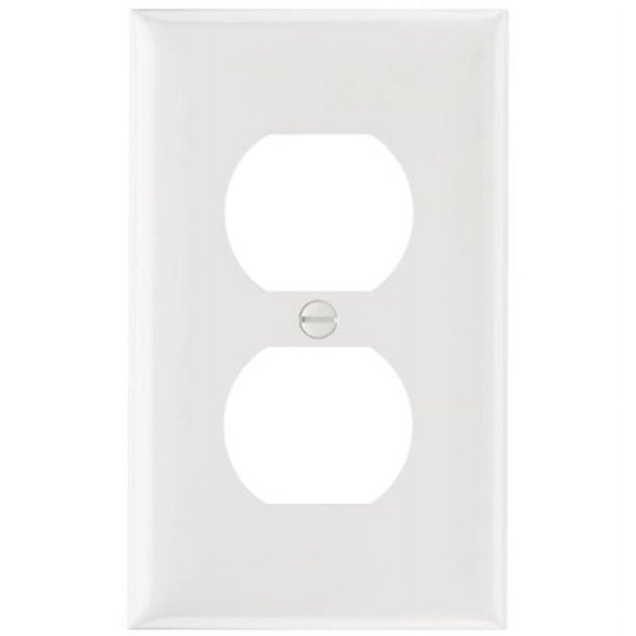 Pass & Seymour SP8WUCC100 Urea Wall Plate, 1 Gang, White
