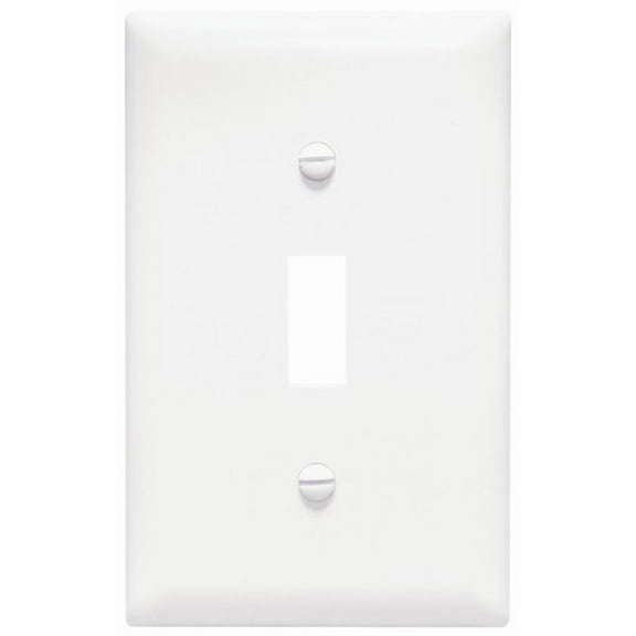 Pass & Seymour TP1WCP10 Wall Plate, 1 Gang, White