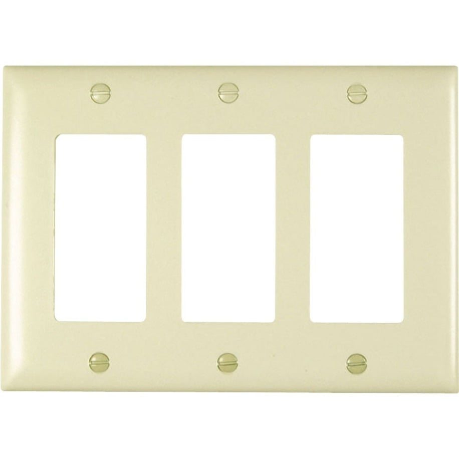 Light Almond 3-Gang Nylon Decorator Wall Plate