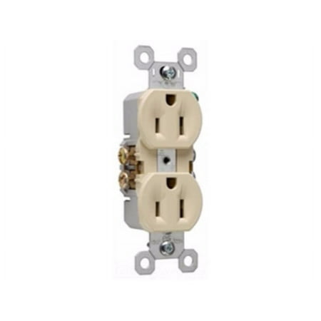 Pass and Seymour 3232-I 15A 125V 5-15R DPLX RCP