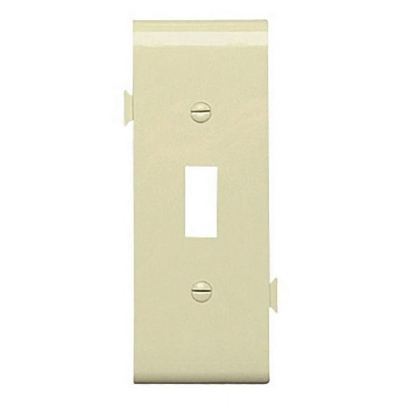 Pass and Seymour Legrand PJSC1I Toggle Sectional Wall Plate, Semi-Jumbo Size Switch Cover, Center Section, Unbreakable Thermoplastic, Ivory