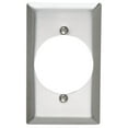 thumbnail image 1 of Pass and Seymour SL724 Magnetic Stainless Steel Single Gang Power Receptacle Wall Plate, 1 of 1