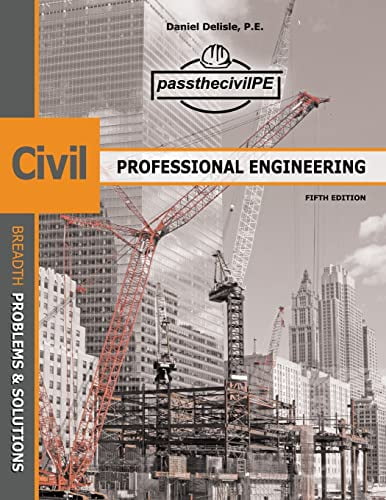 Pre-Owned Pass the Civil Professional Engineering (PE) Exam Guide Book Paperback
