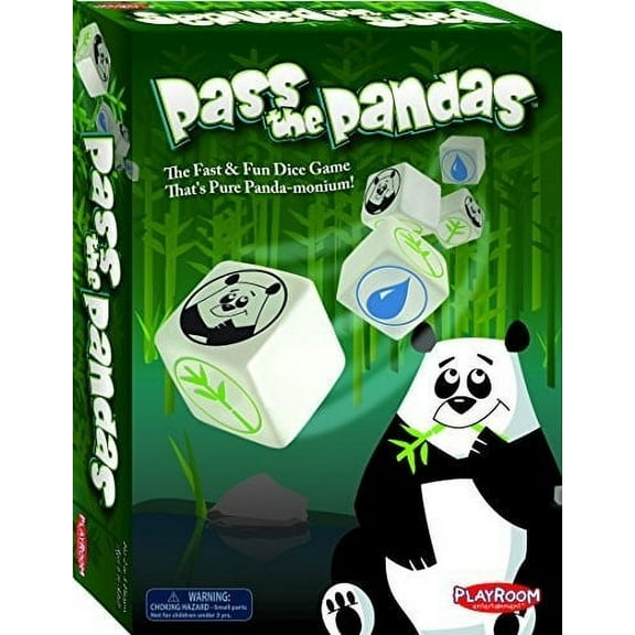 Pass The Pandas - Family-friendly activity, dice rolling game, fun party option, kids' dice game, board game for kids, strategy play, fast-paced fun