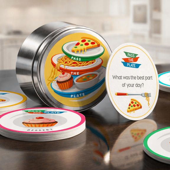 Pass the Plate Family Conversation Game