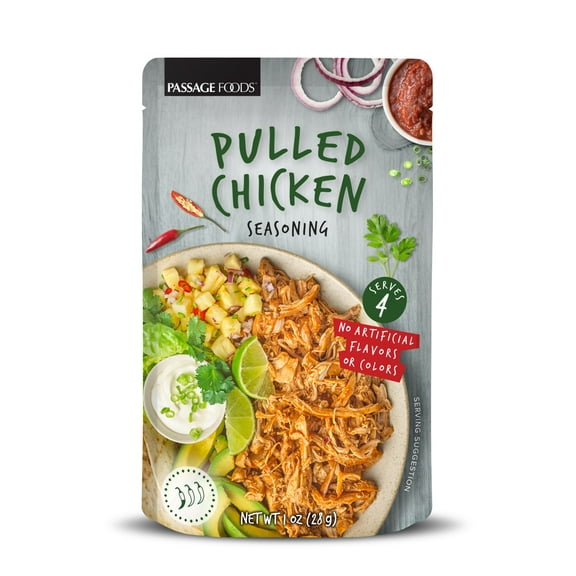 Passage Foods Pulled Chicken Seasoning Mix, 1 oz