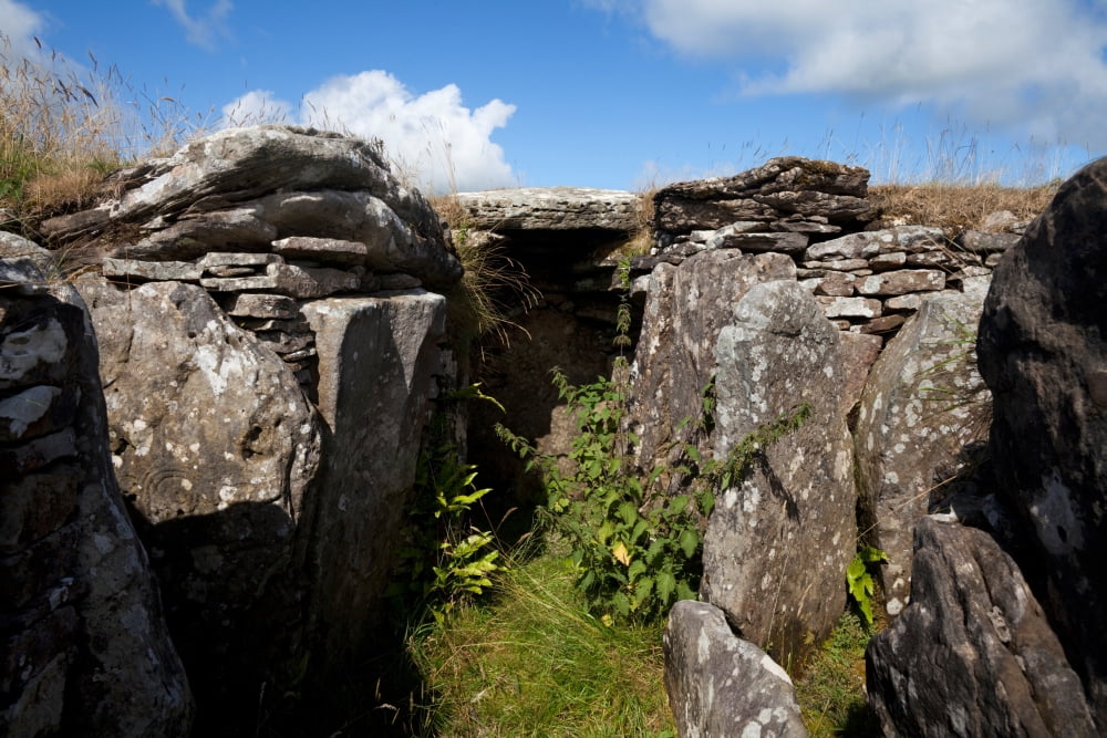 Passage GraveCarbane West Loughcrew passage tombs complex County Meath Ireland Canvas Art - Panoramic Images (27 x 9)