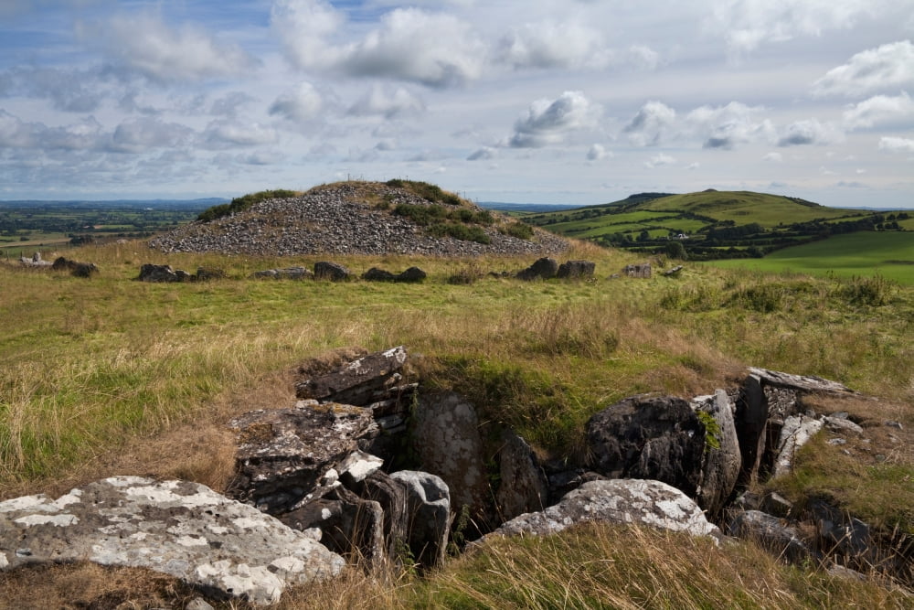 Passage GraveCarbane West Loughcrew passage tombs complex County Meath Ireland Canvas Art - Panoramic Images (36 x 12)
