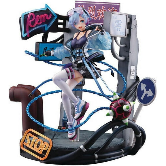 Passage - Re Zero Starting Life Rem Neon City 1/7 PVC Figure  [COLLECTABLES] Figure, Collectible