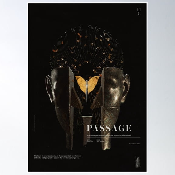 Passage - The Surrealist Mirror Print Home Decor Office Wall Art Home Decor Office Wall Art