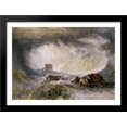 thumbnail image 1 of Passage of Mount Cenis 38x28 Large Black Wood Framed Print Art by Joseph Mallord William Turner, 1 of 2
