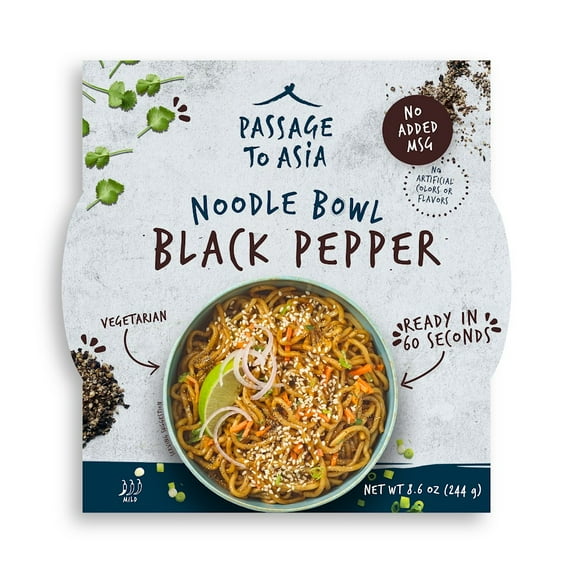 Passage to Asia Black Pepper Noodle Bowl, 8.6 oz