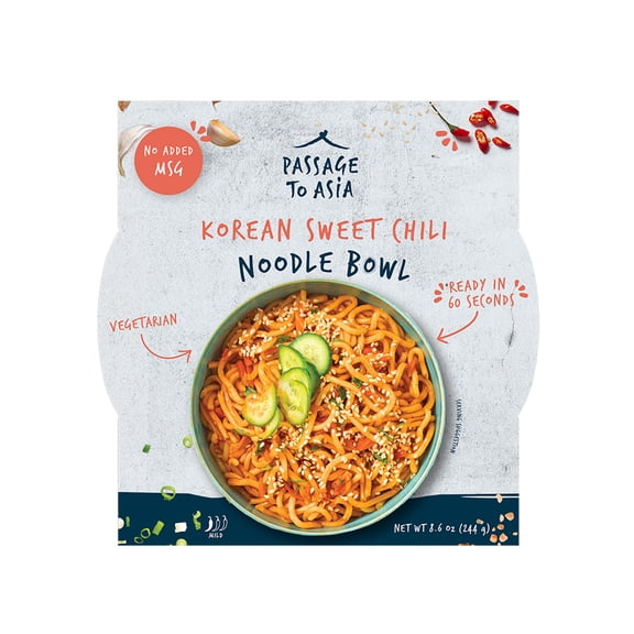 Passage to Asia Korean Sweet Chili Noodle Bowl, 8.6 oz