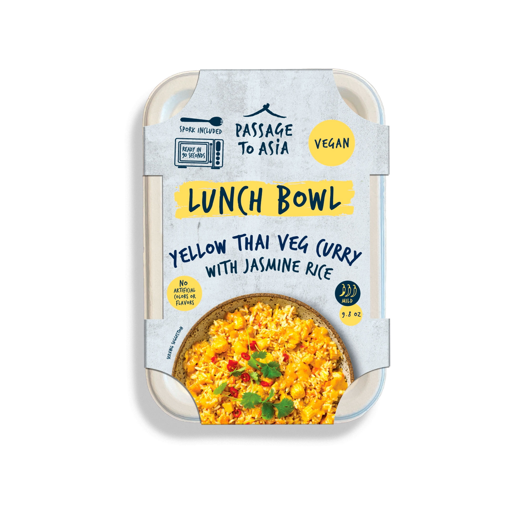 Passage to Asia Yellow Thai Curry Lunch Bowl, 9.87 oz