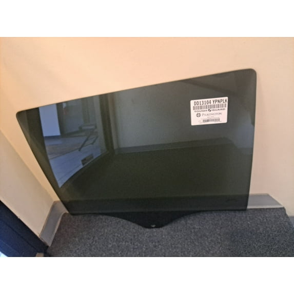 Passanger Side Right Rear Door Window Glass Compatible with Chevrolet Silverado / GMC Sierra 1500 4 Door Crew Cab Pickup 2019-2024 Models