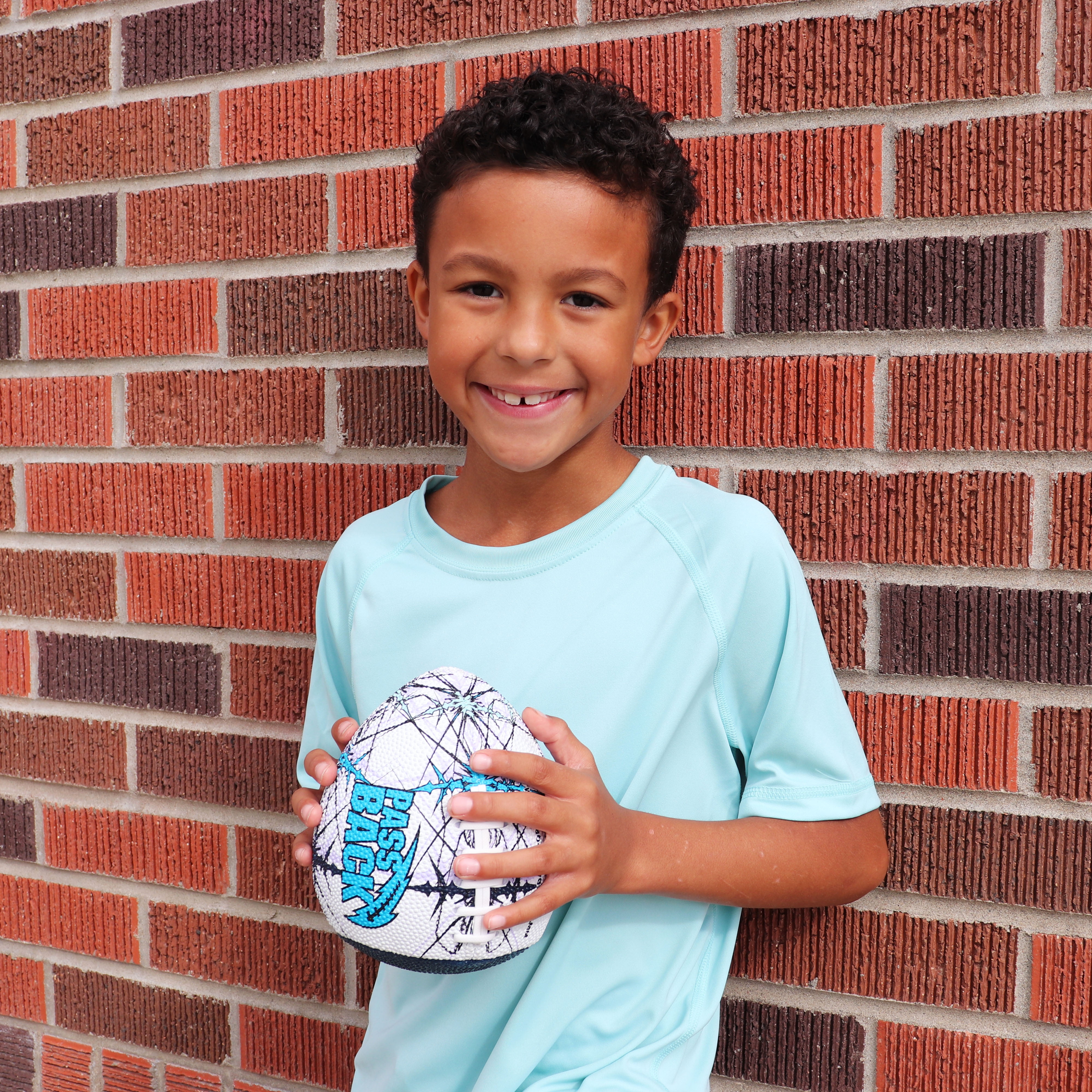 Passback Peewee Rubber Football, Ages 4-8, Elementary Training, Original, Warranty, Ships Deflated