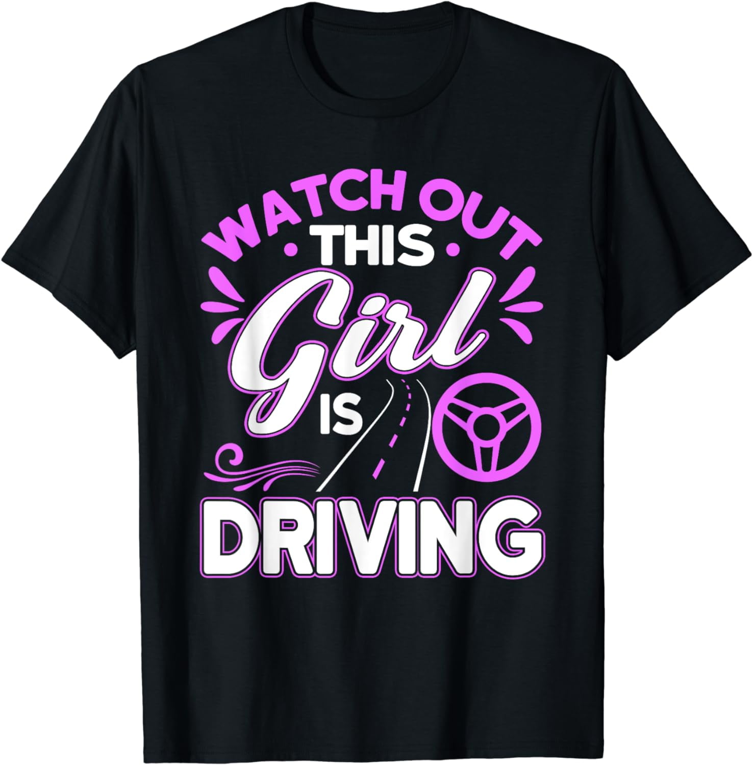 Passed Drivers Test New Driving License Congratulations Teen T-Shirt ...