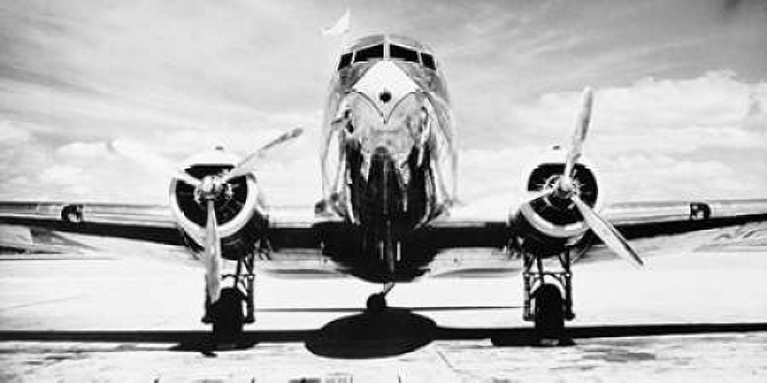 Passenger Airplane on Runway Canvas Art - Philip Gendreau (10 x 20)
